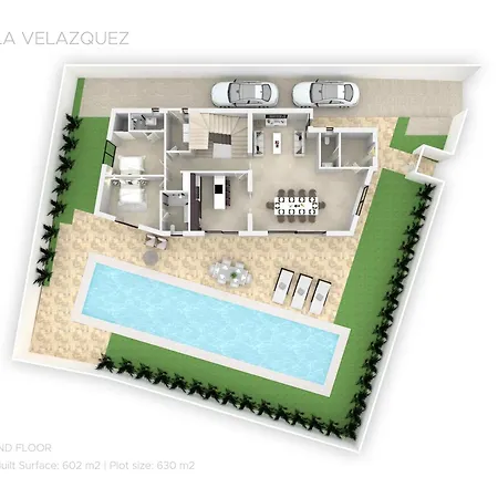 Villa Vacation I Velazquez, 150m To The Beach, Heated Pool, Golden Mile Marbellac